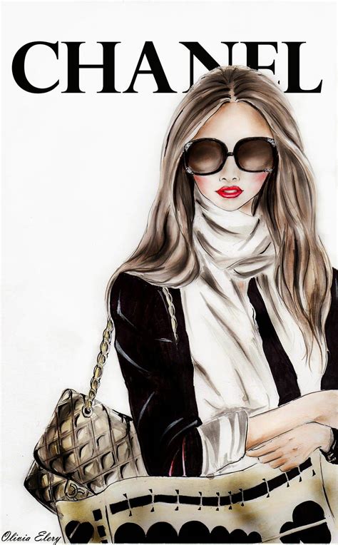 Chanel Drawing illustrations 